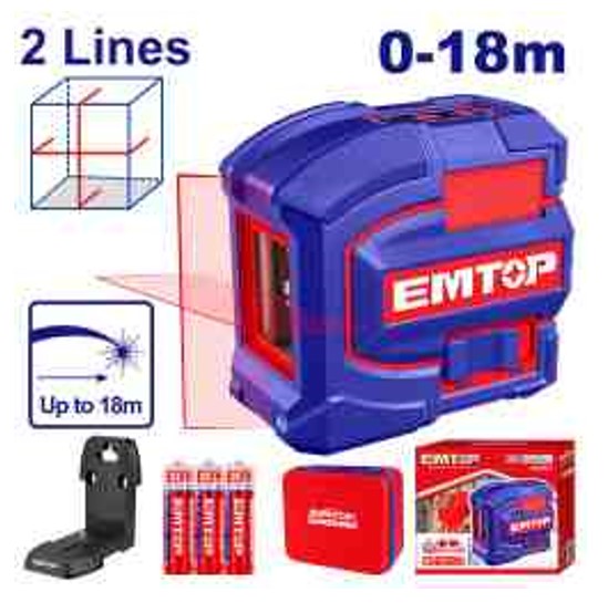 Self-Leveling Red Line Laser Level 18m Working Range 1.5mm Accuracy Professional - Precise Construction Laser Level Tool Horizontal Vertical Functions Measurement Equipment